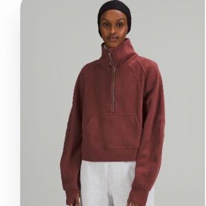LULULEMON SCUBA OVERSIZED FUNNEL NECK HALF ZIP